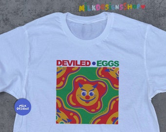 Deviled Eggs Tee / Funny Meme Shirt / Funny TShirt / Eggs Pun Shirt / Kidcore Aesthetic Shirt / Funny Gift For Her / Funny Gift For Him