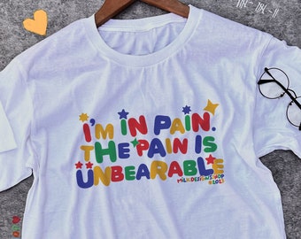 Unbearable Pain Meme Shirt: Funny Clowncore Kidcore Tee