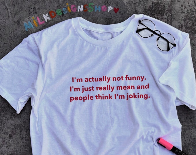 Funny Shirt / Statement Shirt / Sarcastic T Shirt / Minimalist / Y2K Aesthetic Quote Shirt / Gift For Her / Gift For Him