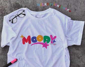 Moody Kidcore T-Shirt: Funny Y2K Meme Shirt