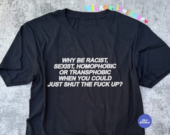 LGBT Shirt / Ally Shirt / Gay Shirt / Lesbian Shirt / Bisexual Shirt / Trans Shirt / Aesthetic Statement Tee / Gift For Her / Gift For Him