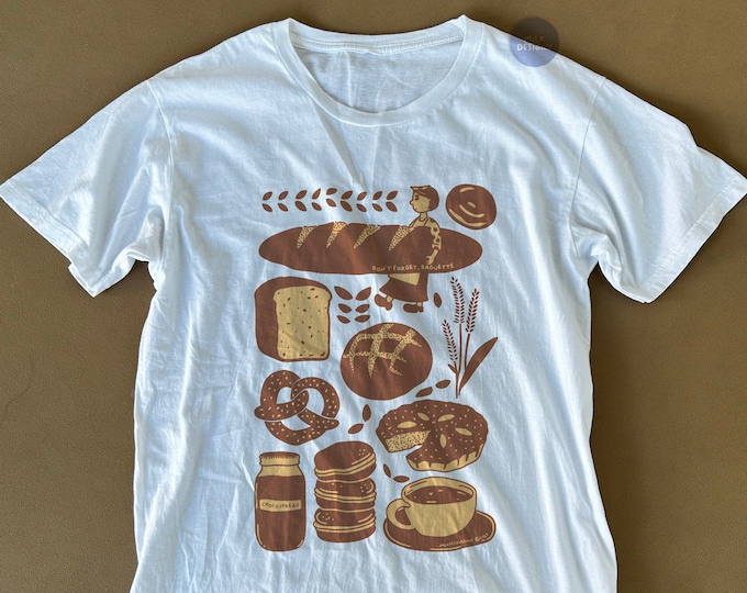 Coffee Shop Shirt / Cafe Shirt / Bakery Shirt / Cute Kawaii Clothing / Kawaii Tops / Aesthetic Shirt / Gift For Her / Gift For Him