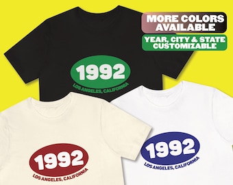 Customizable Birthday Reunion Shirt: Year, City & State