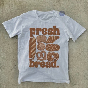 Kawaii Bread T-Shirt | Baker, Unisex Cotton Tee