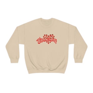 Strawberry Sweatshirt / Kawaii Sweater / Y2K Sweatshirt / Y2K Clothing / Y2K Aesthetic / Retro Sweatshirt / Gift For Her / Gift For Him / Kawaii Aesthetic / Cute Strawberry Sweater / Trendy Sweatshirt Woman / Trendy Woman Clothes / Kawaii Clothing