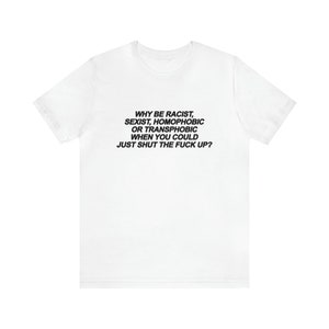 LGBT Shirt / Ally Shirt / Gay Shirt / Lesbian Shirt / Bisexual Shirt / Trans Shirt / Aesthetic Statement Tee / Gift For Her / Gift For Him / LGBT Pride Shirt / Love and Peace Shirt / Aesthetic Shirt / Statement Shirt / Trendy Shirt / Transgender