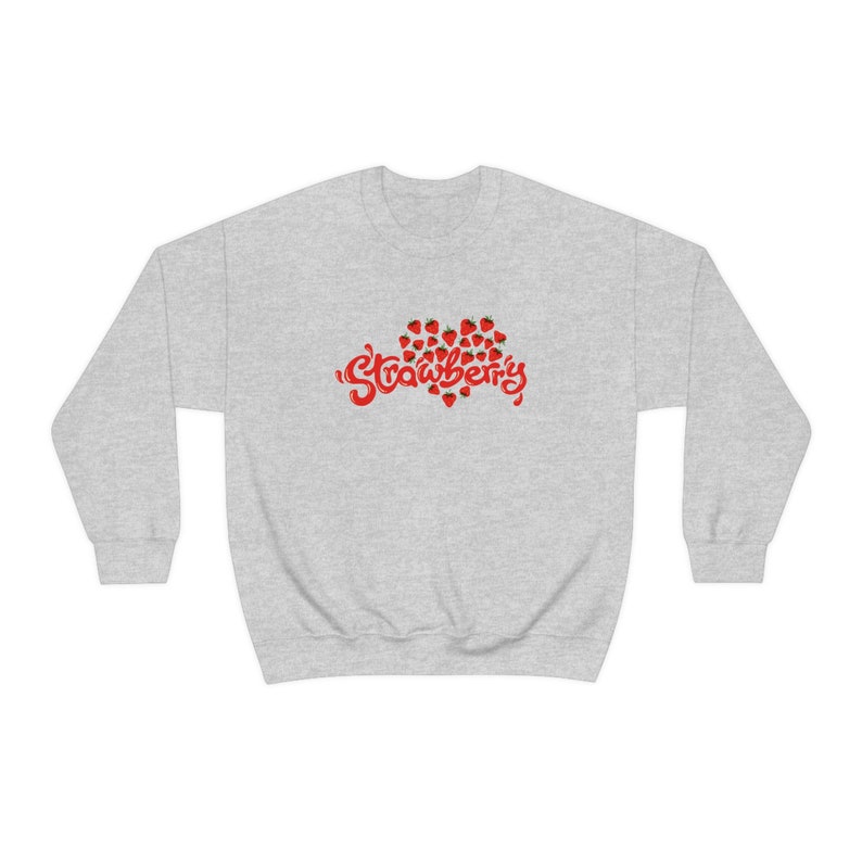 Strawberry Sweatshirt / Kawaii Sweater / Y2K Sweatshirt / Y2K Clothing / Y2K Aesthetic / Retro Sweatshirt / Gift For Her / Gift For Him / Kawaii Aesthetic / Cute Strawberry Sweater / Trendy Sweatshirt Woman / Trendy Woman Clothes / Kawaii Clothing