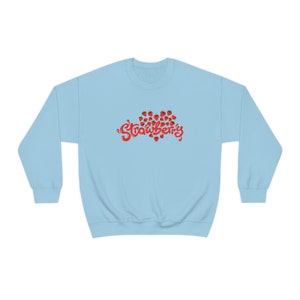 Strawberry Sweatshirt / Kawaii Sweater / Y2K Sweatshirt / Y2K Clothing / Y2K Aesthetic / Retro Sweatshirt / Gift For Her / Gift For Him / Kawaii Aesthetic / Cute Strawberry Sweater / Trendy Sweatshirt Woman / Trendy Woman Clothes / Kawaii Clothing
