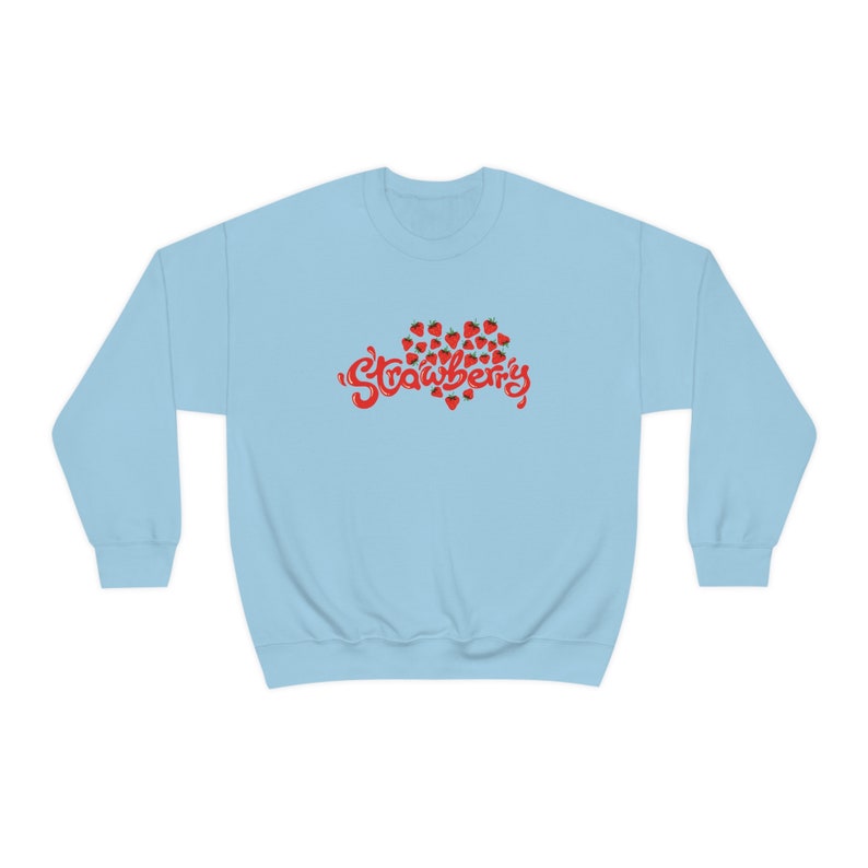 Strawberry Sweatshirt / Kawaii Sweater / Y2K Sweatshirt / Y2K Clothing / Y2K Aesthetic / Retro Sweatshirt / Gift For Her / Gift For Him / Kawaii Aesthetic / Cute Strawberry Sweater / Trendy Sweatshirt Woman / Trendy Woman Clothes / Kawaii Clothing