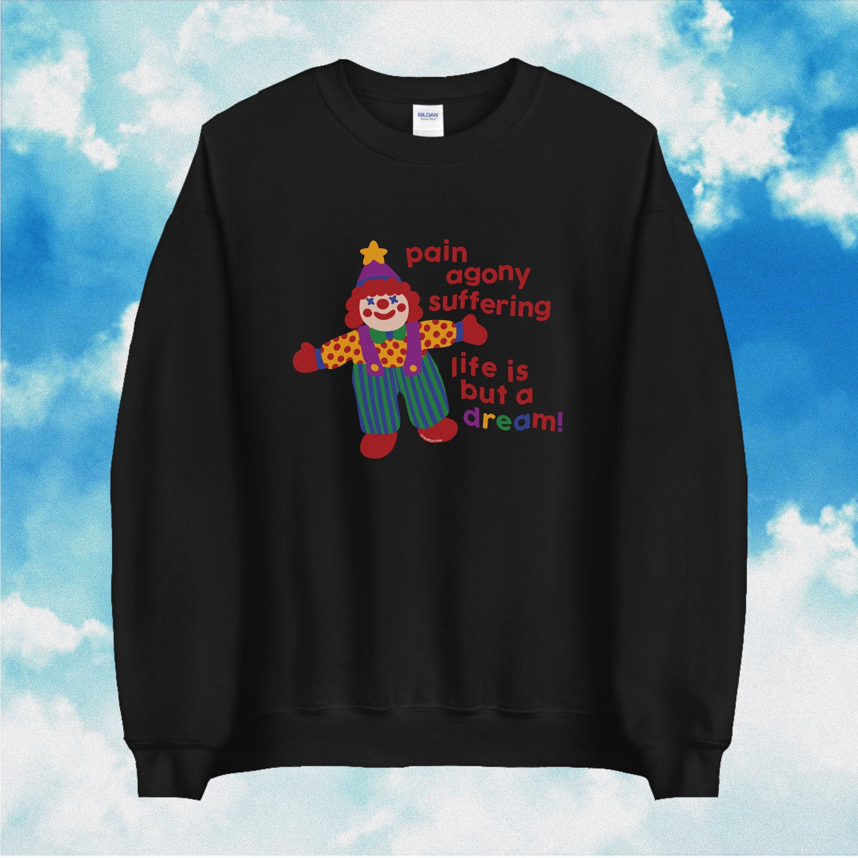 Sweat ça le clown h&m sales