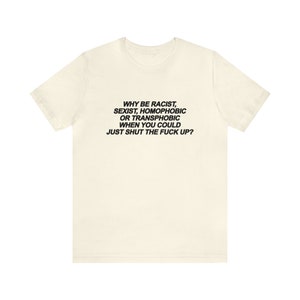 LGBT Shirt / Ally Shirt / Gay Shirt / Lesbian Shirt / Bisexual Shirt / Trans Shirt / Aesthetic Statement Tee / Gift For Her / Gift For Him / LGBT Pride Shirt / Love and Peace Shirt / Aesthetic Shirt / Statement Shirt / Trendy Shirt / Transgender