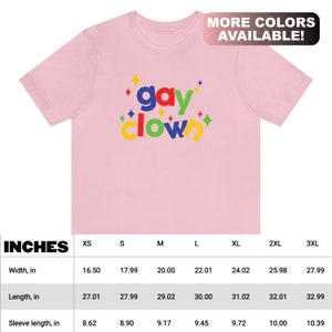 Gay Clown Shirt / Clowncore Aesthetic / Clowncore Shirt / Clowncore Clothing / Gay Gifts / Lesbian Shirt / Queer Shirts / Aesthetic Shirt / Aesthetic Clothing / Gifts For Gay / Gay Shirt / Gift For Lesbians / Queer Gifts / Clown TShirt / Clown Tees