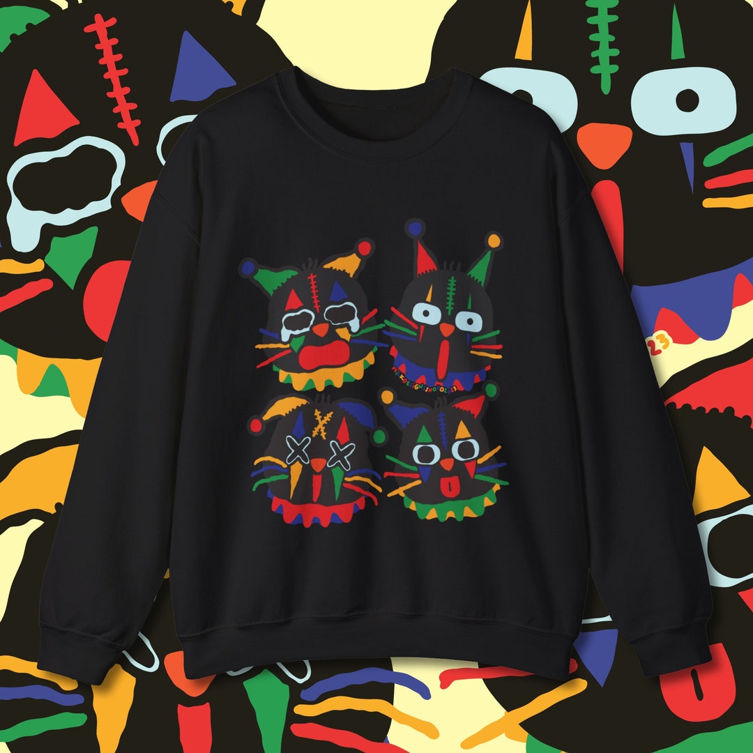 IT Clown Horror Collage Crewneck Sweatshirt Adult main image 1