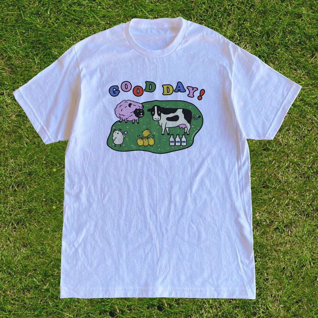 Farm Shirt / Kawaii Shirt / Kawaii Clothing / Kidcore Shirt / Etsy