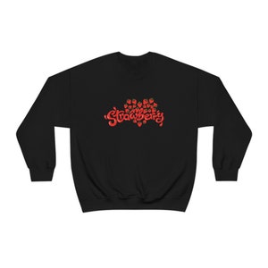 Strawberry Sweatshirt / Kawaii Sweater / Y2K Sweatshirt / Y2K Clothing / Y2K Aesthetic / Retro Sweatshirt / Gift For Her / Gift For Him / Kawaii Aesthetic / Cute Strawberry Sweater / Trendy Sweatshirt Woman / Trendy Woman Clothes / Kawaii Clothing