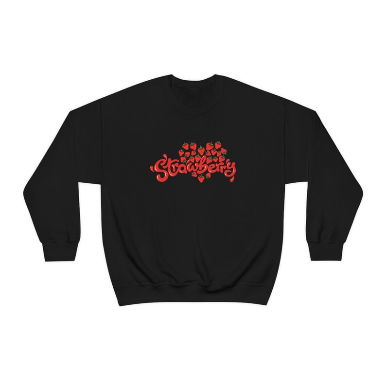 Strawberry Sweatshirt / Kawaii Sweater / Y2K Sweatshirt / Y2K Clothing / Y2K Aesthetic / Retro Sweatshirt / Gift For Her / Gift For Him / Kawaii Aesthetic / Cute Strawberry Sweater / Trendy Sweatshirt Woman / Trendy Woman Clothes / Kawaii Clothing