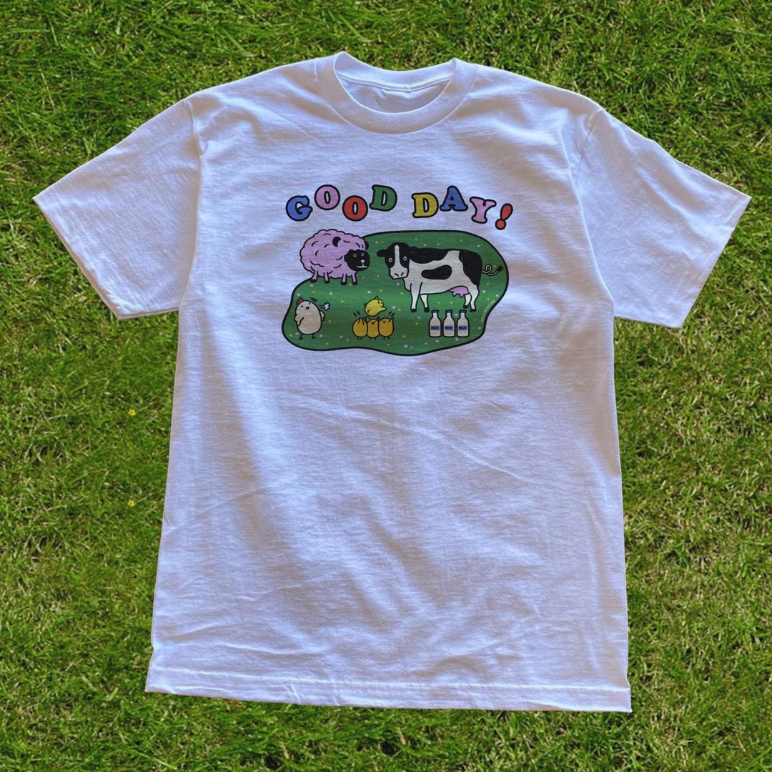Farm Shirt / Kawaii Shirt / Kawaii Clothing / Kidcore Shirt / Etsy
