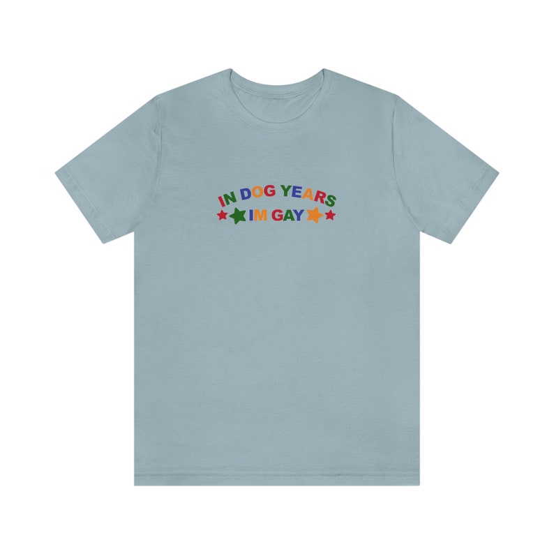In Dog Years Im Gay Shirt / Funny Meme Shirt / Lesbian Shirt / LGBT Statement Tee / Bisexual Shirt / Funny Gift For Her / Funny Gift For Him / LGBT Gift / Lesbian Gift / Gay Gift / Gift For Dog Lovers / Gift For Gays Who Loves Dogs / Trendy T Shirt