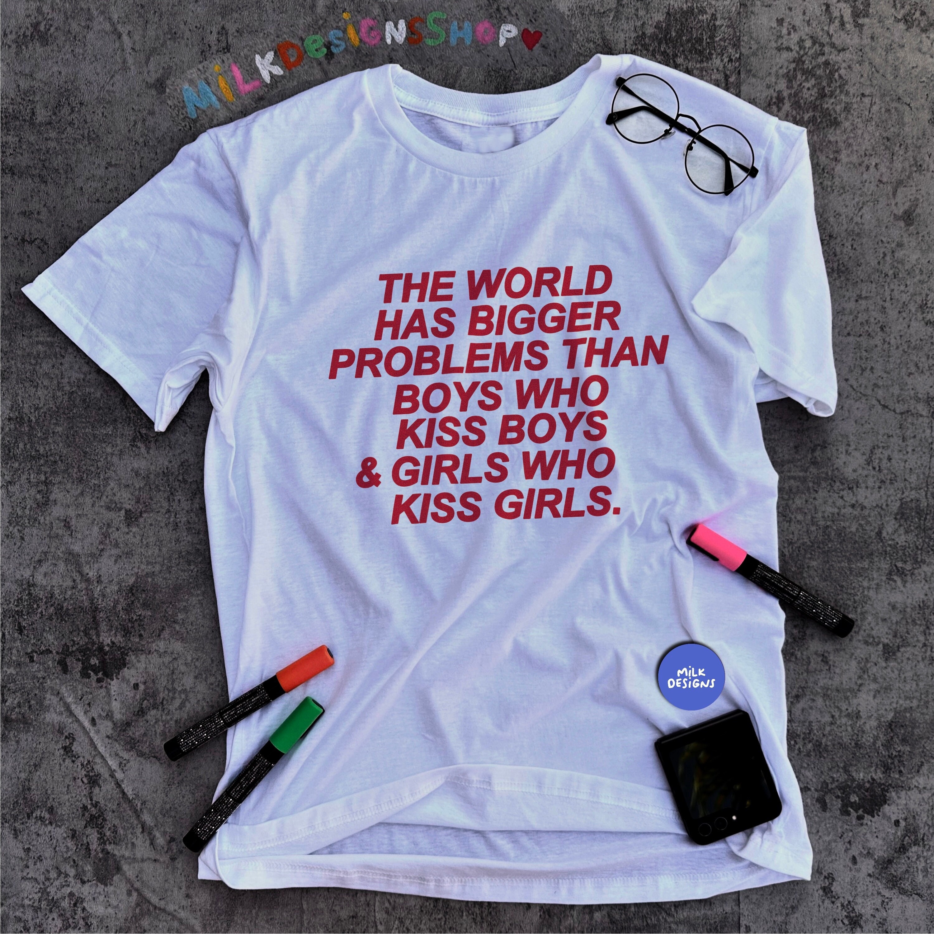 The World Has Bigger Problems Than Boys Who Kiss Boys and - Etsy