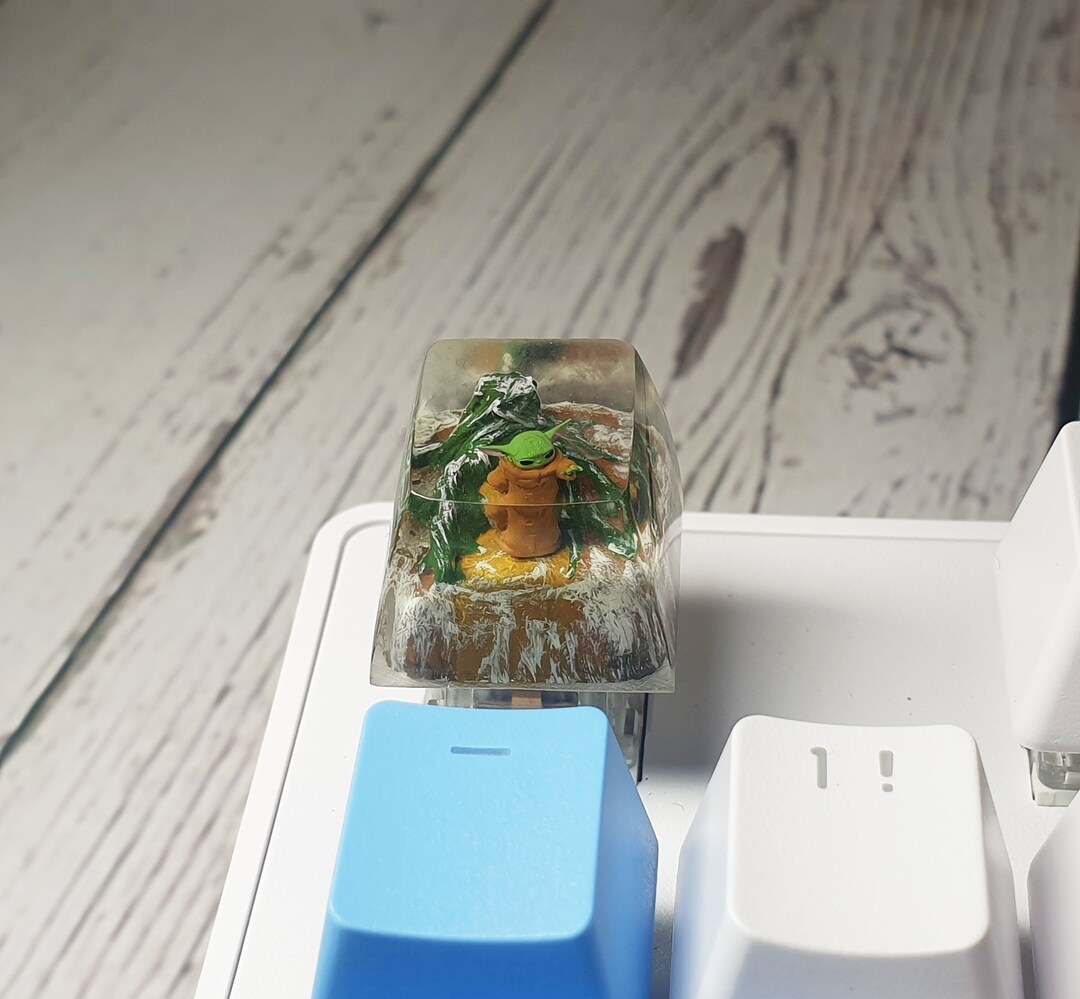 Baby Yoda Keycap, Star War Resin Keycap SA Profile, Grogu Keycaps, the ...