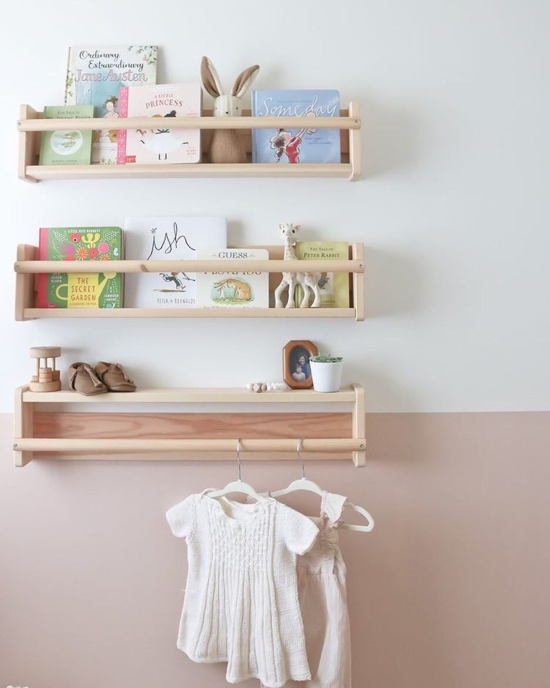 Wall Shelf Organization Shelf Wall Decor Bookcase Hanger Etsy