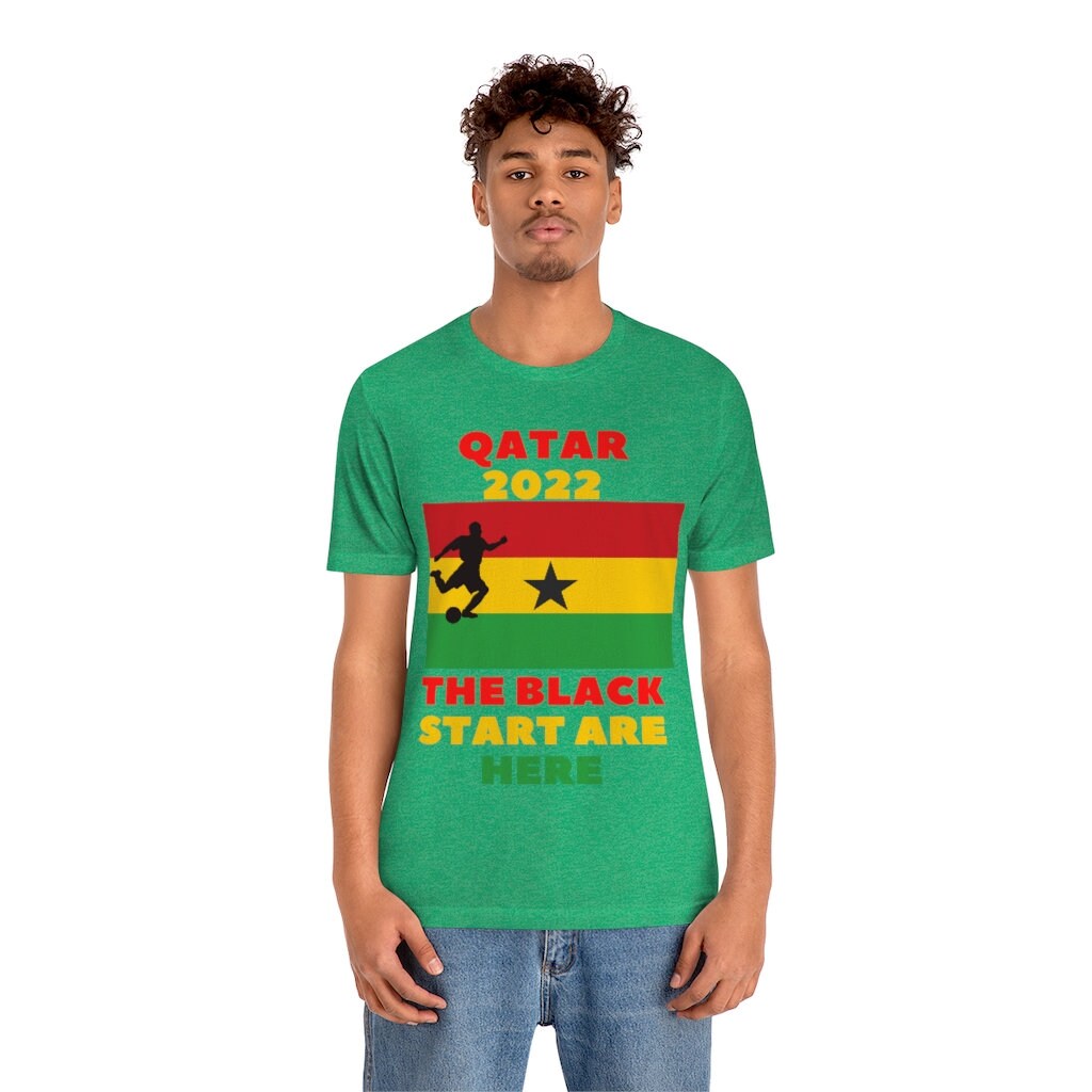 Ghana 2022 World Cup T Shirt the Black 