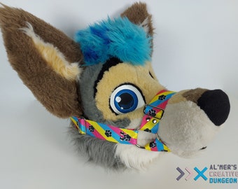 Pawprinted Pride muzzle harness