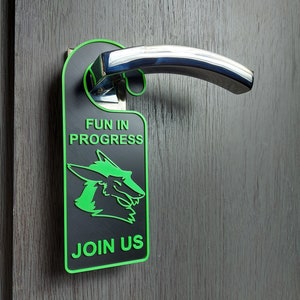 3D printed door hangers