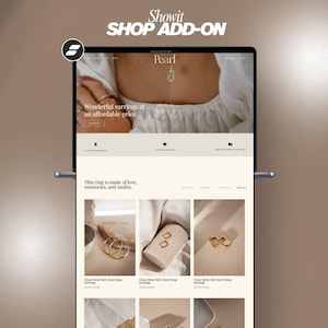 Showit Shop Template Add-on: Shop and Product Page