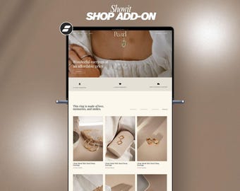 Showit Shop Template Add-on: Shop and Product Page