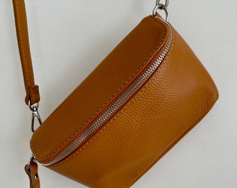 Banane cuir camel