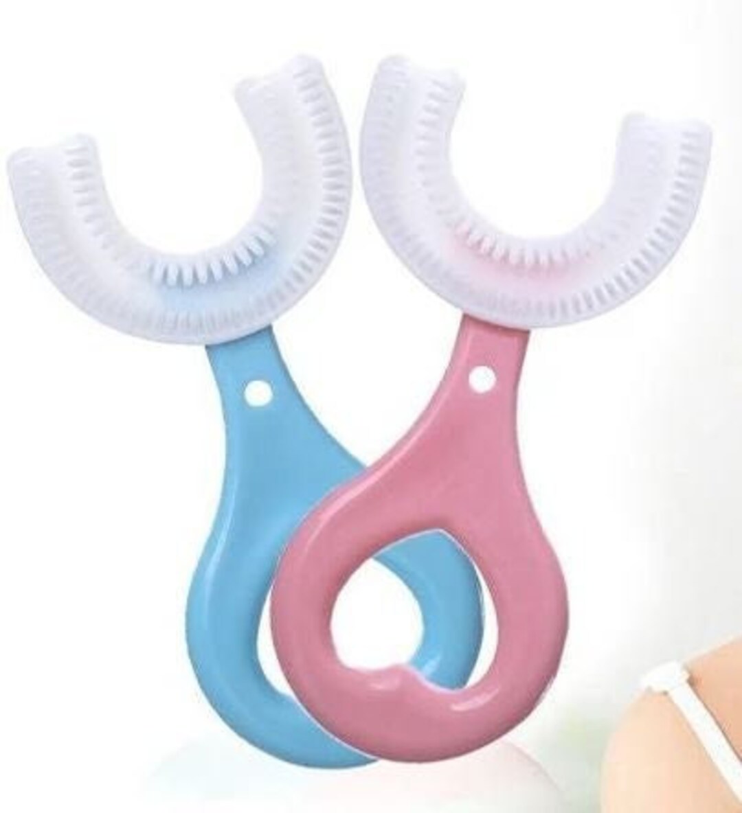 Childrens Silicone Ushaped Toothbrush Etsy