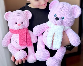 Big BEAR 13.8/16.5'' / Crochet bear PATTERN PDF (English terms) / Amigurumi bear / Baby gift / Bear crochet pattern / Amigurumi patterns