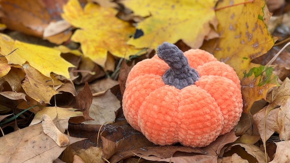 PUMPKIN 5 inches  / Crochet pumpkin PATTERN PDF (English terms) / Amigurumi pumpkin / Pumpkin crochet pattern / Amigurumi patterns