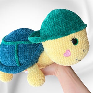 Funny sea TURTLE in cap / Crochet turtle PATTERN PDF (English terms) / Amigurumi turtle / Crochet patterns / Amigurumi patterns