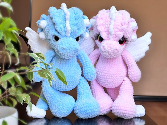 Сrochet pattern dragon / Couple of DRAGONs in love crochet PATTERN PDF (English terms) / Amigurumi crochet patterns / Plushie dragon