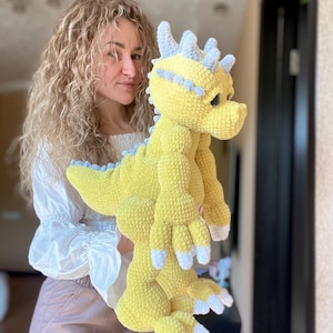 Gosha DRAGON crochet pattern (50cm / 20inches) / Crochet dragon PATTERN PDF (English terms) / Amigurumi crochet patterns / Amigurumi dragon