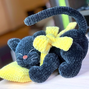 Sleeping CAT / Crochet cat PATTERN PDF (English) / Amigurumi sleeping cat