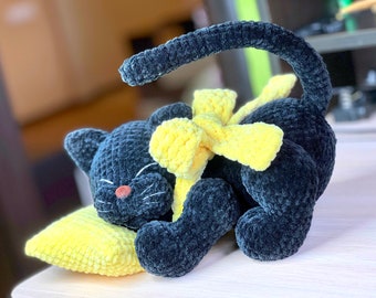 Sleeping CAT / Crochet cat PATTERN PDF (English terms) / Amigurumi sleeping cat / Cat crochet pattern / Plushie cat / Amigurumi patterns