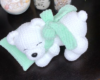 Sleeping bear / Crochet bear PATTERN PDF (English terms) / Amigurumi sleeping bear / Crochet patterns / Amigurumi patterns