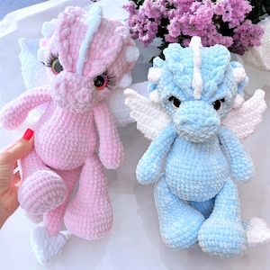 Crochet dragon pattern / PDF pattern MK dragon (Russian Ukrainian language) / Master class on crocheting a dragon / Amigurumi patterns