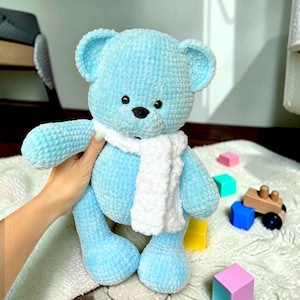 Big BEAR 13.8/16.5'' / Crochet bear PATTERN PDF (English terms) / Amigurumi bear / Baby gift / Bear crochet pattern / Amigurumi patterns