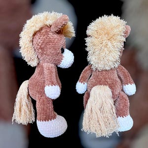 Curly HORSE Low Sew crochet pattern / Crochet horse PATTERN PDF (English terms) / Amigurumi crochet patterns / Amigurumi horse