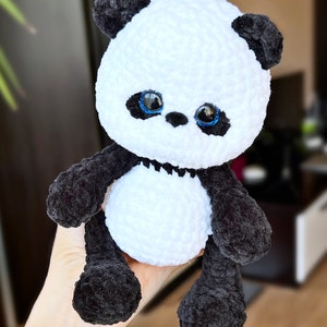 PANDA 20 cm/7.9'' / Crochet PATTERN panda PDF (English terms) / Amigurumi Panda / Baby gift / Crochet patterns / Crochet pattern amigurumi