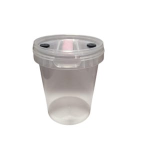 Scatola per la coltivazione di funghi / Scatola con microfiltro / Contenitori con chiusura a scatto ventilati / Contenitori per colture tissutali / 520 ml / Autoclavabile