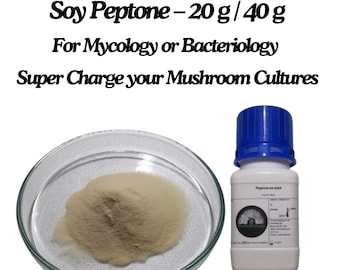 Peptona / Soja / Cultivo de hongos / Bacteriología / Micología / Insumos para el cultivo de hongos
