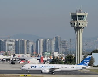 MC-21-300 Plane Photo From Istanbul Atatürk Airport