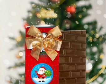 New Year Santa Claus Chocolate, Noel Gift, 8 x 100 g.