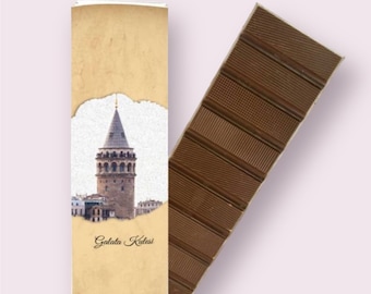 Chocolate, Galata Tower, New Year Gift, 300 gr. 4 pieces