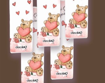 Love Chocolate, Noel Gift,10 x 100 g. (Set of 10 pieces)